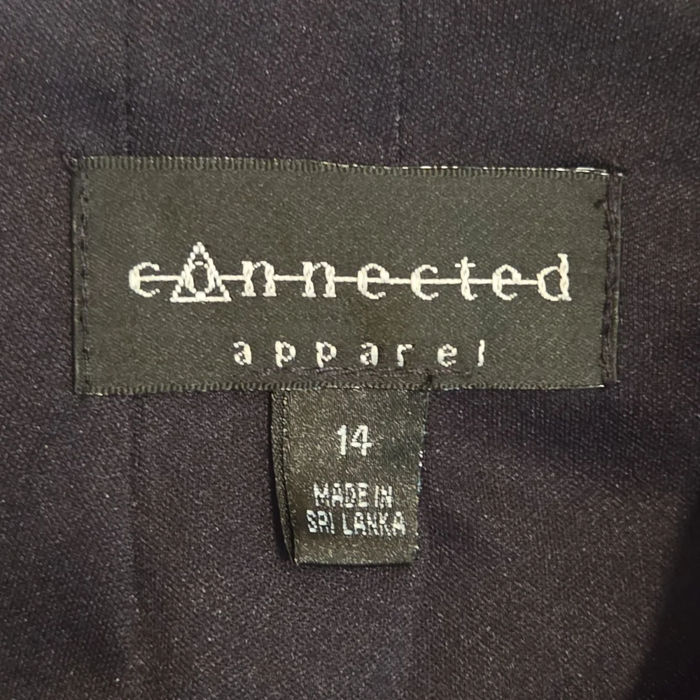 Connected Apparrel Purple Abstract Floral Mini Sheath Dress Size 14 - Picture 3 of 3